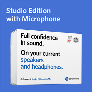 [Sonarworks] Reference 4  Studio Edition with mic (Box) [전시 시연용 제품 / 최신 라이센스(SoundID Reference)전달]